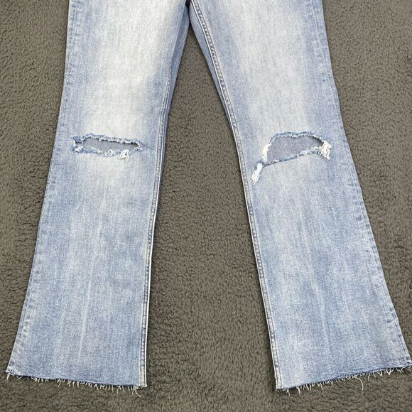 Rag & Bone Nina High-Rise Ankle Flare Jeans Seabrook Light Wash size 28 - Picture 3 of 14